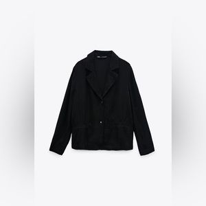 ZARA JACQUARD BLAZER TRF